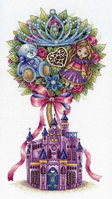 (image for) Girl's Dream Counted Cross Stitch Kit